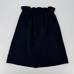 Lululemon Trip Taker‎ Skirt Black Paperbag Waist Above Knee Size 4